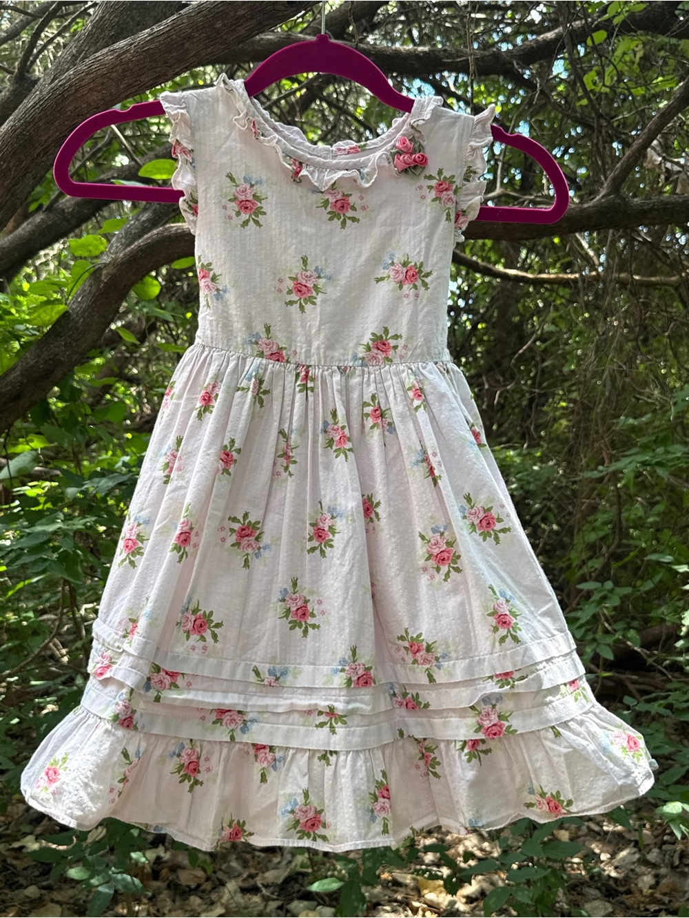 Laura Ashley Rose Garden Girls Dress